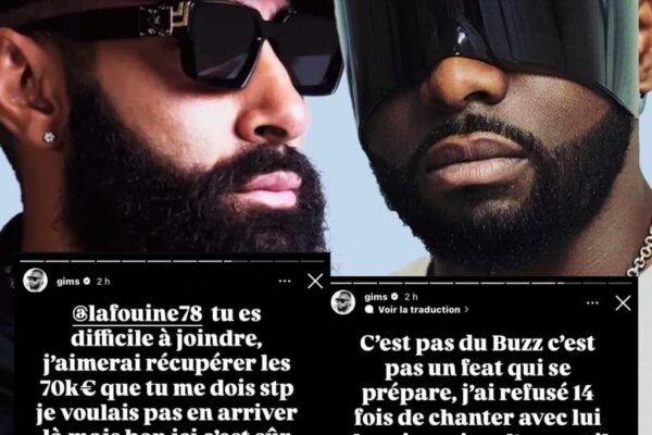 GIMS règle ses comptes avec La Fouine : « Ramène le zingué » – 70 000€ réclamés et 14 feats refusés !